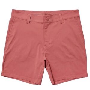 RHONE Commuter 7" Mens Shorts Stretch Fabric Golf Shorts Nantucket Red New
